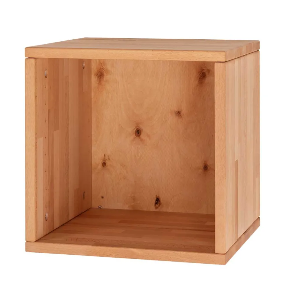 Würfel Regal aus Kernbuche Massivholz - Gabela