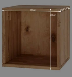 Würfel Regal aus Massivholz geölt - Iljona