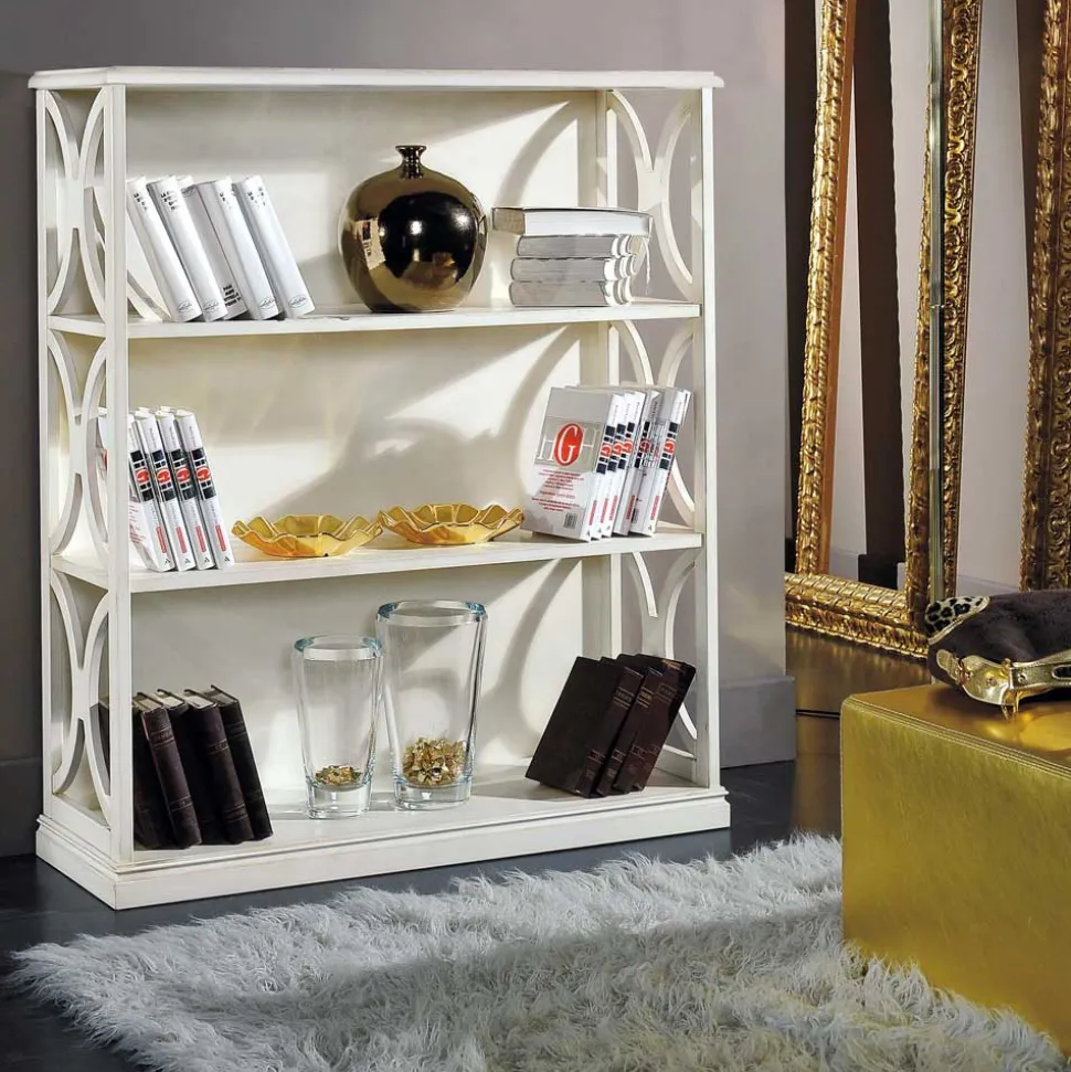 Wunderschönes Standregal Baciare mit eleganten Verzierungen