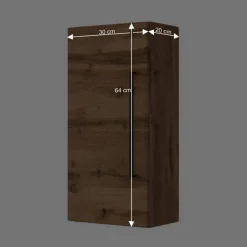 30x64 Bad Hängeschrank in Wildeiche - Acrosia