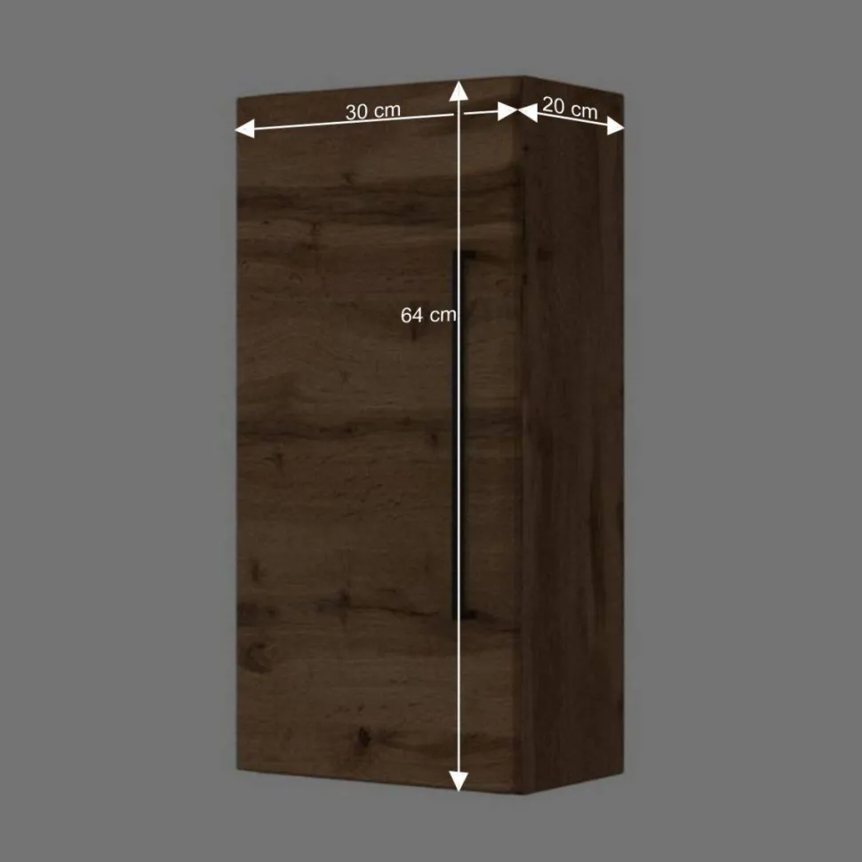 30x64 Bad Hängeschrank in Wildeiche - Acrosia