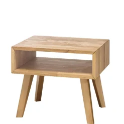 140x200 Bett mit Boucle Bezug in Creme - Leya