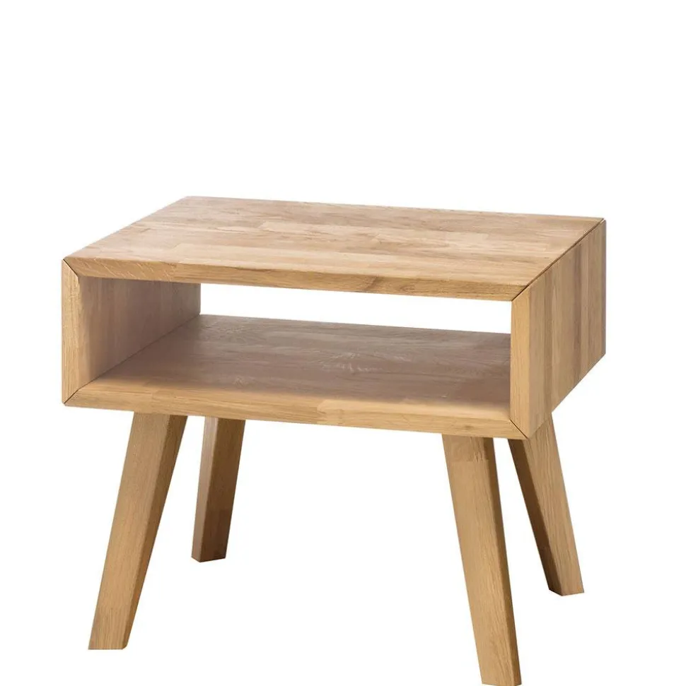 140x200 Bett mit Boucle Bezug in Creme - Leya