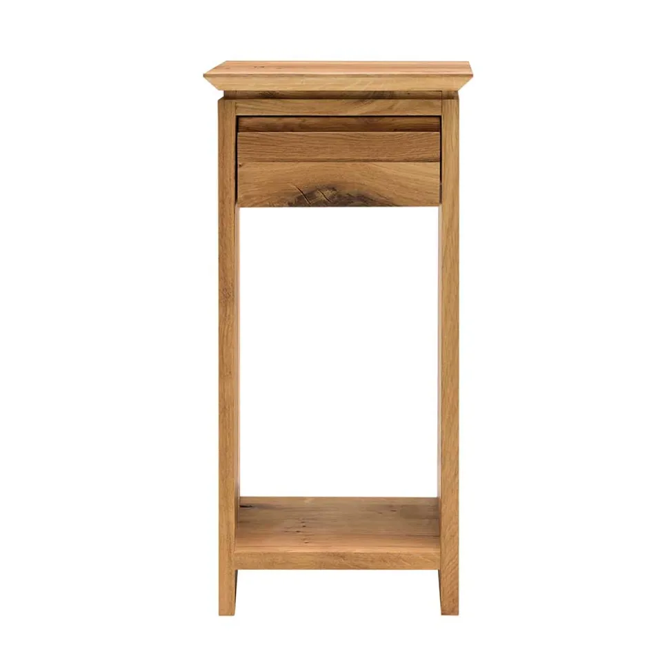 30x30 Blumenhocker aus Wildeiche Massivholz - Anndra