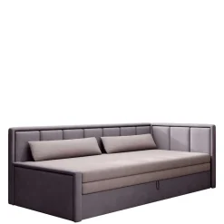 150x200 cm Bettsofa in Altrosa und Mauve - Tampa