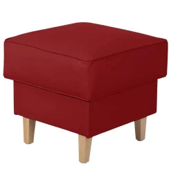 53x53 cm Kunstlederhocker in Rot - Durango