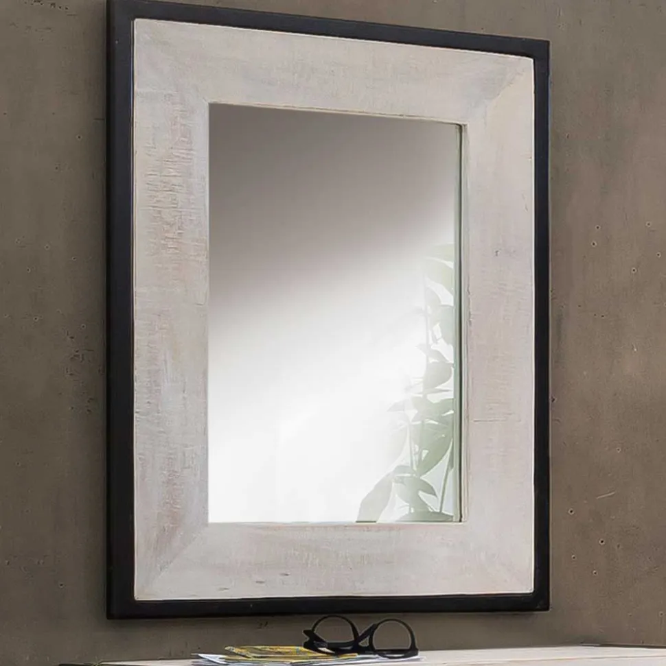 82x92 cm Spiegel mit doppeltem Rahmen - Crenada