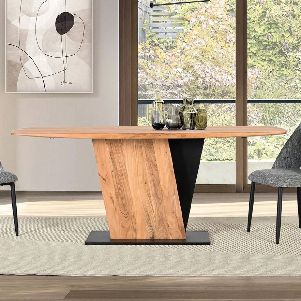 240x100 cm Tisch aus Akazie Massivholz - Moleda