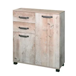 81x95 cm Touchwood Kommode in Eiche Grau - Mosnito