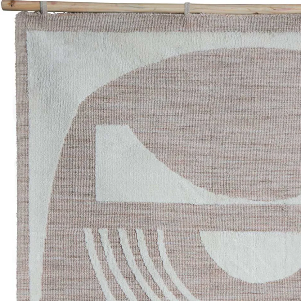 170x240 cm Wandteppich in Beige und Creme - Bojea