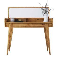110x45 cm Wildeiche Schminktisch mit Schublade - Hardus