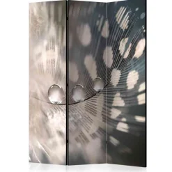 135x172 Deko Raumteiler Feder & Tropfen - Rosinna