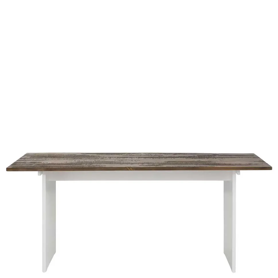 180x90 Esstisch mit Wangengestell zweifarbig - Chihu