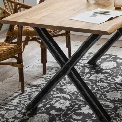 160x85 Esszimmertisch aus Mangoholz - Bastiono