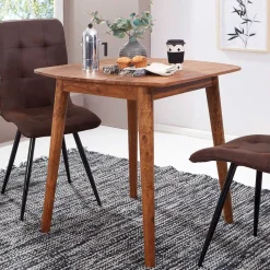 80x80 Holz Küchentisch quadratisch - Japaneso