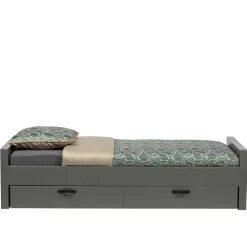 90x200 Holzbett in Grau aus Kiefer - Firgetta