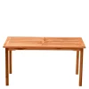 150x90 Holztisch für den Garten aus Teak - Klahuma