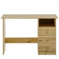 110x54 Kleiner Schreibtisch aus Kiefer Massivholz - Bibulath