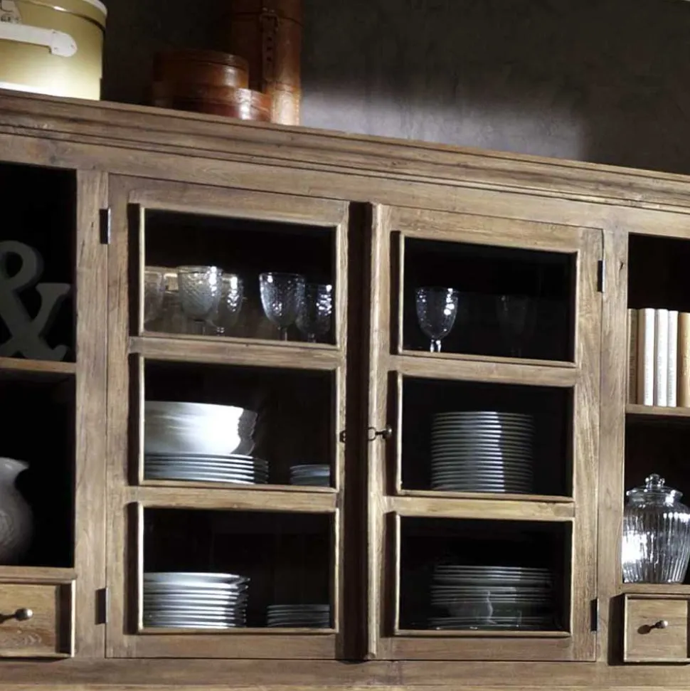 220x210 Landhaus Buffet aus Teak - Teako