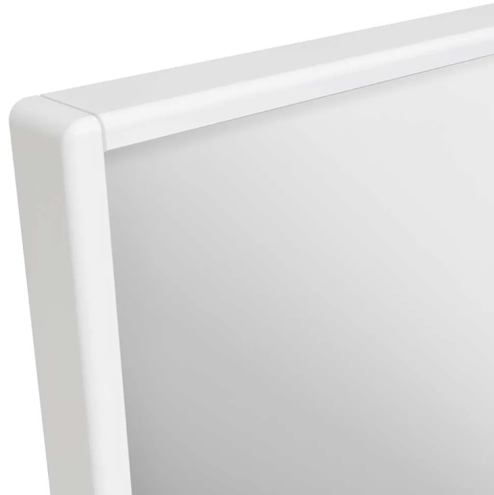 80x80 Quadratischer Spiegel mit weißem Rahmen - Oranias