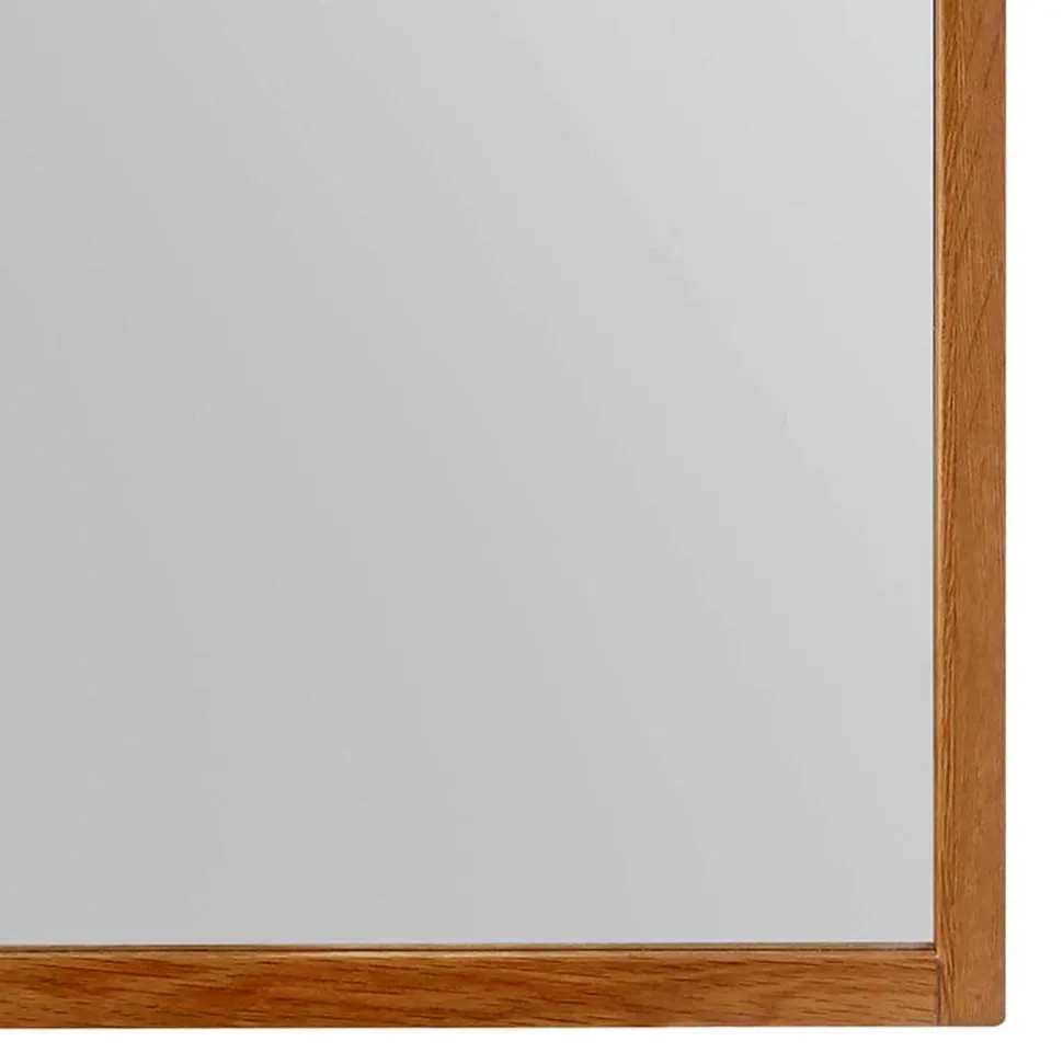 50x120 Rechteckiger Wandspiegel mit Eichenrahmen - Artensian