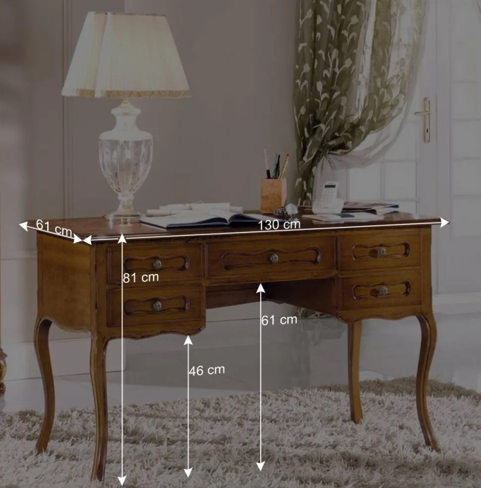 130x61 Schreibtisch im italienischen Design - Motiz I