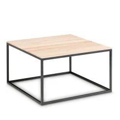 70x70 Sofa Wohnzimmertisch in Eiche Hell - Levirenas