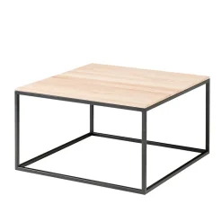 70x70 Sofa Wohnzimmertisch in Eiche Hell - Levirenas