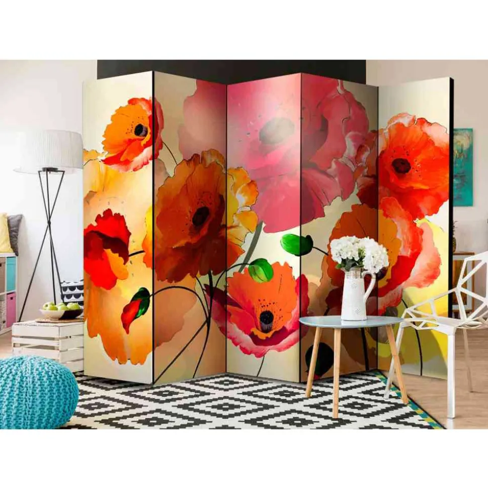 225x172 Spanische Wand Mohnblumen - Eture