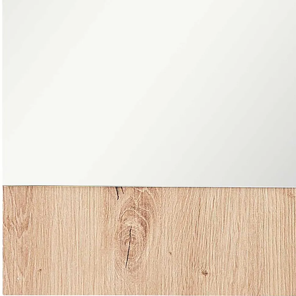 84x84 Spiegel mit Wildeiche NB Leiste - Cluster