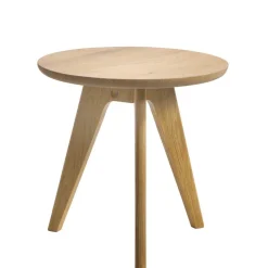 140x200 Stoffbett in Grau mit Holz - Palmiro