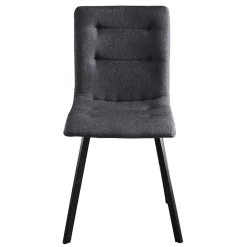 160x90 Tisch mit X-Füßen & Stühle - Zandras (fünfteilig)