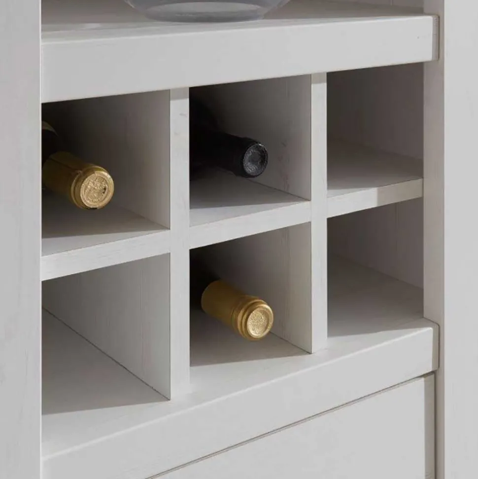 105x100 Touchwood Schrank in Weiß - Chelles