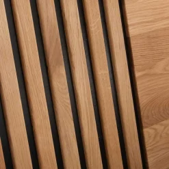 140x200 Wildeiche Bett mit Kufen - Manarola