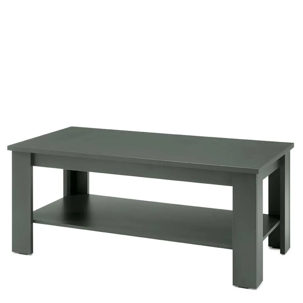 120x60 Wohnzimmertisch in Dunkelgrün - Niestov