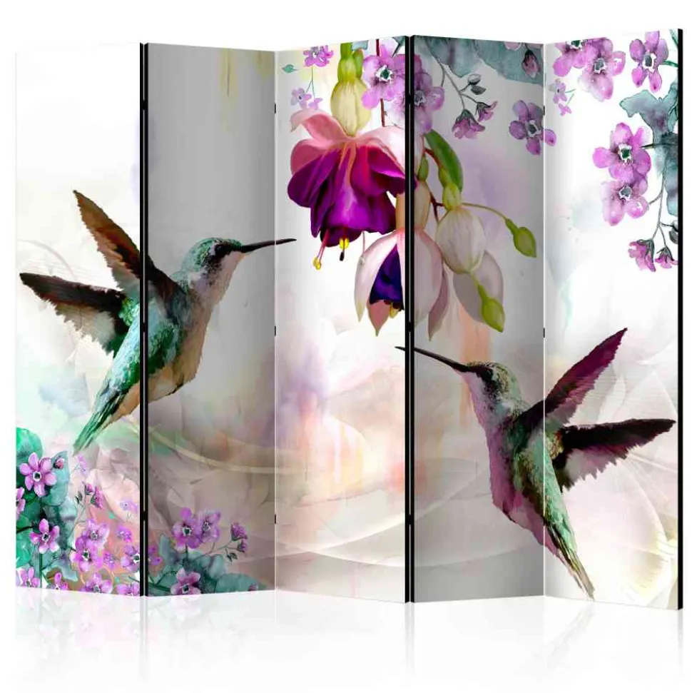 225x172cm Spanische Wand mit Naturmotiv - Cerbula