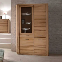 108x200cm Wohnzimmerschrank aus Kernbuche - Uhelia