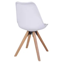 X-Fuß Esstisch & Schalenstühle - Flumicina (fünfteilig)