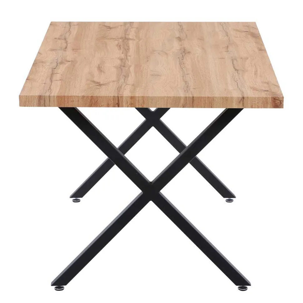 X-Fuß Esstisch & Stühle Set - Cralega (fünfteilig)