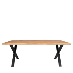 X-Fuß Tisch & Armlehnstühle - Gladiore (siebenteilig)