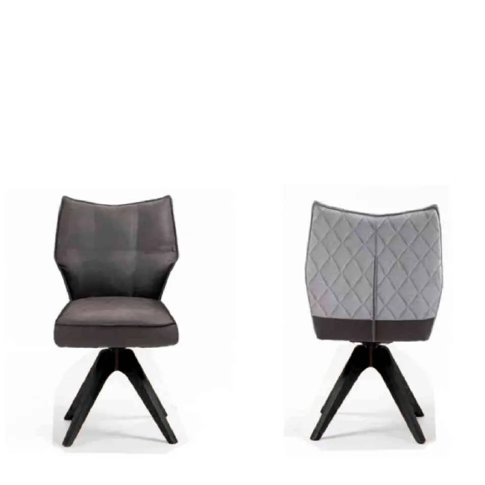 X-Fuß Tisch & Drehstühle Set - Niam (siebenteilig)