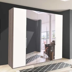 XL Kleiderschrank mit Spiegel - Tivierto