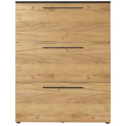 100x129x19 3 Klappen Schuhschrank in Wildeiche NB - Catrizia