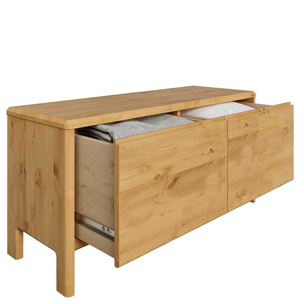 98x48x34 2 Schubladen Kommode aus Kiefer - Etvina