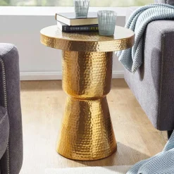 43x59x43 Alu Beistelltisch handgearbeitet - Dresconio