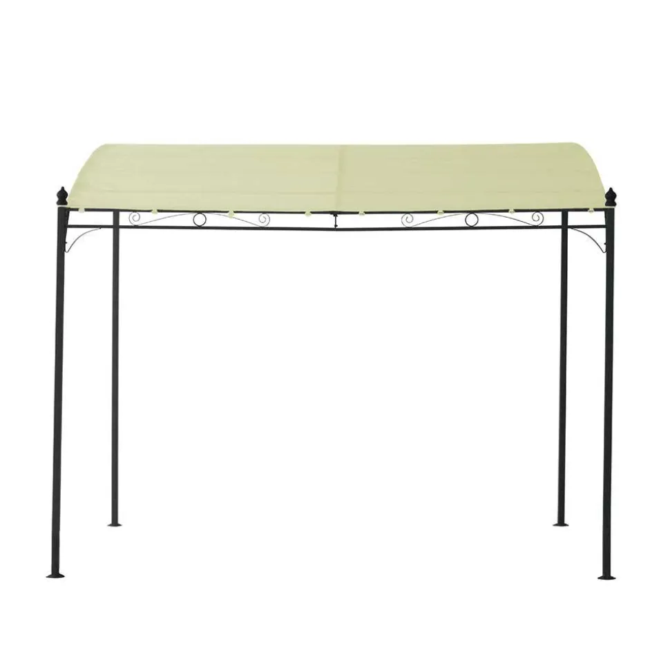 300x250x300 Anbaupavillon in Creme Textil - Natsonai