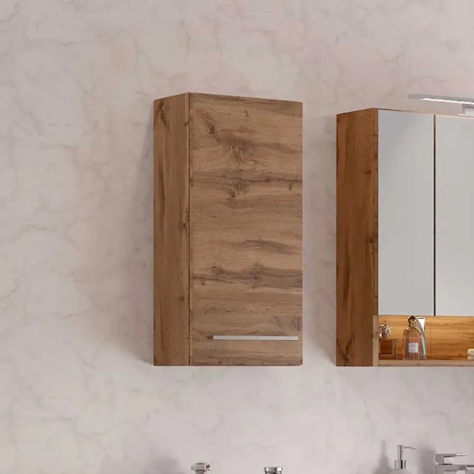 30x64x20 Bad Hängeschrank mit Metallgriff - Lemnas