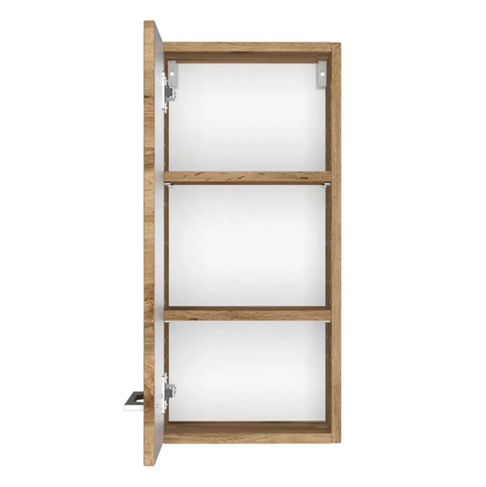 30x64x20 Bad Hängeschrank mit Metallgriff - Lemnas