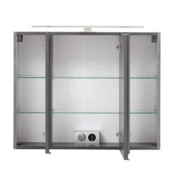 80x64x20 Bad Hängeschrank mit Spiegeltüren - Dastroz