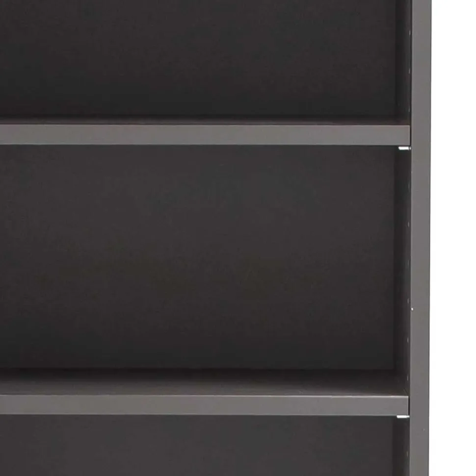 40x185x35 Bad Hochschrank in Grau mit Wildeiche - Agiruan